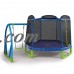 Bounce Pro My First Jump 7-Foot Trampoline and Swing, Blue/Green   556257908